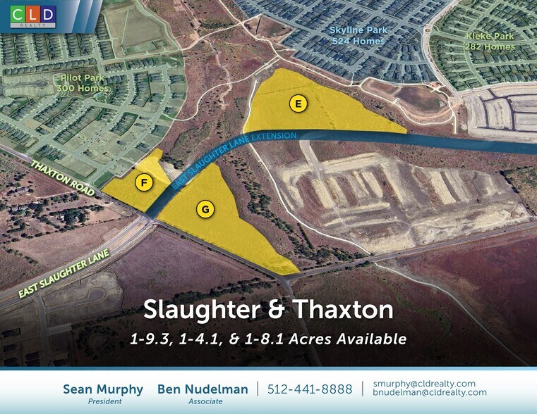 Easton Park - Slaughter & Thaxton, Austin, TX à vendre - Photo principale – Image 1 sur 1