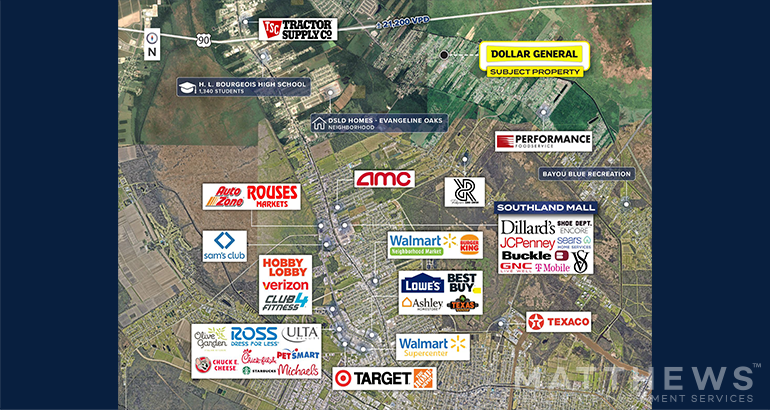 2800 Bayou Blue Rd, Houma, LA à vendre - Photo de l’immeuble – Image 3 sur 3