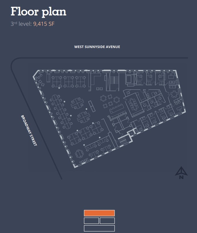 1025 W Sunnyside Ave, Chicago, IL à louer Plan d’étage– Image 1 sur 1