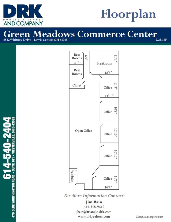 8840-8884 Whitney Dr, Lewis Center, OH 43035 - Lot 8842 - - Plan d’étage - Image 1 of 1
