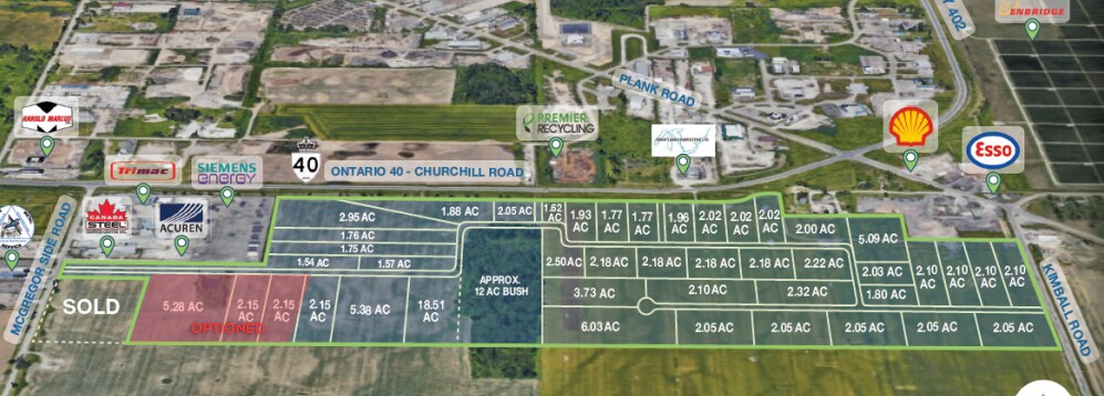 396 Mcgregor Side Rd, Sarnia, ON à vendre Aérien– Image 1 sur 2