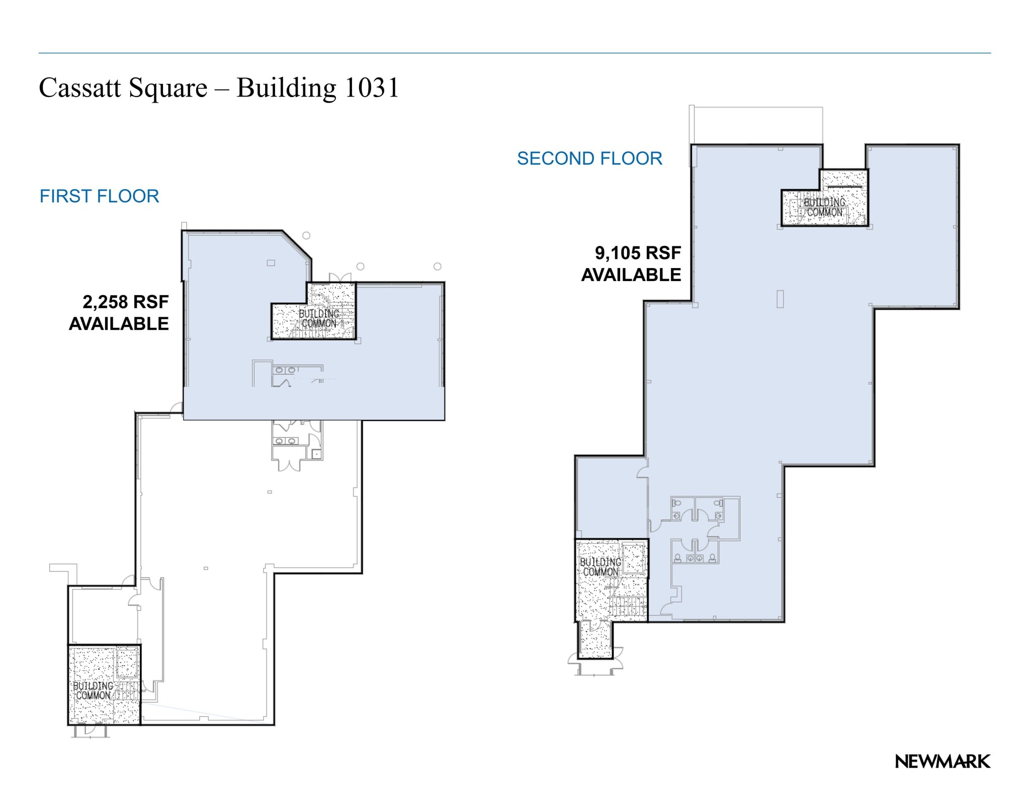 1001-1041 Old Cassatt Rd, Berwyn, PA à louer Plan de site– Image 1 sur 1