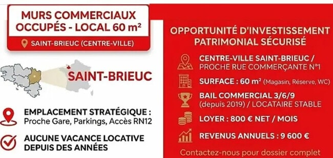 Plus de détails pour Local commercial à vendre