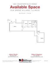 901 Biesterfield Rd, Elk Grove Village, IL à louer Plan d’étage– Image 1 sur 1