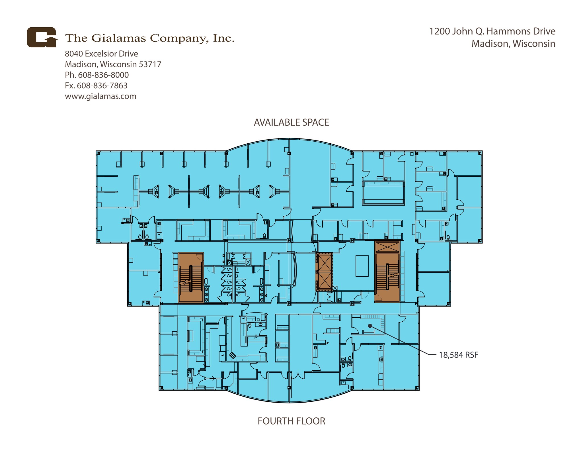 1200 John Q Hammons Dr, Madison, WI à louer Plan de site– Image 1 sur 1