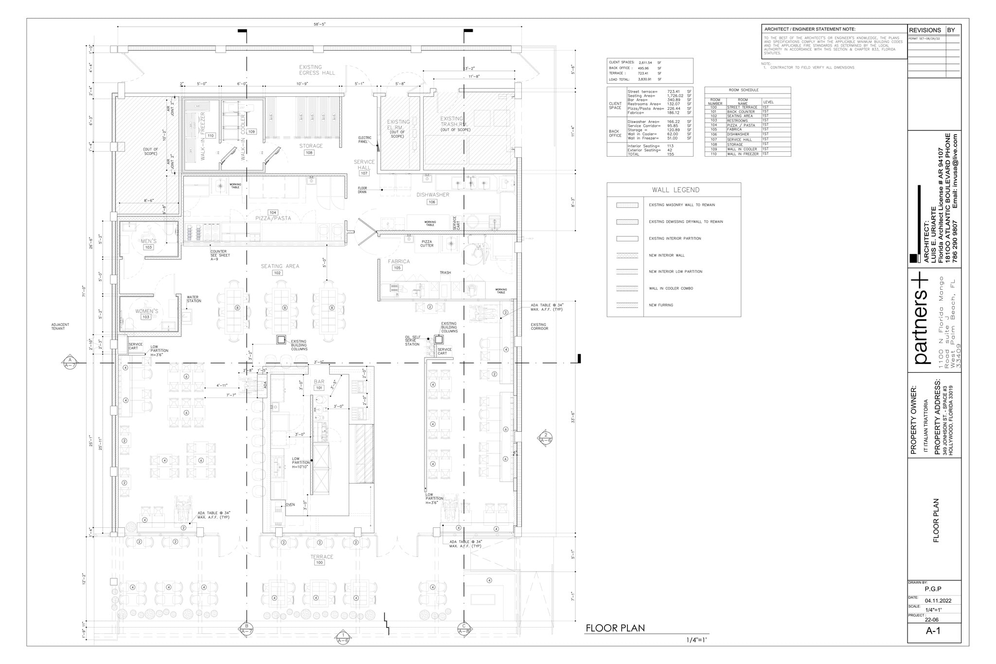 349 Johnson St, Hollywood, FL à louer Plan de site– Image 1 sur 1
