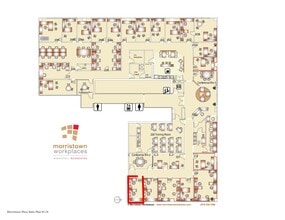 163 Madison Ave, Morristown, NJ à louer Plan d’étage– Image 2 sur 2