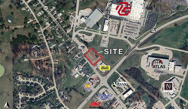 N Kingshighway St, Perryville, MO à vendre - Aérien – Image 1 sur 1