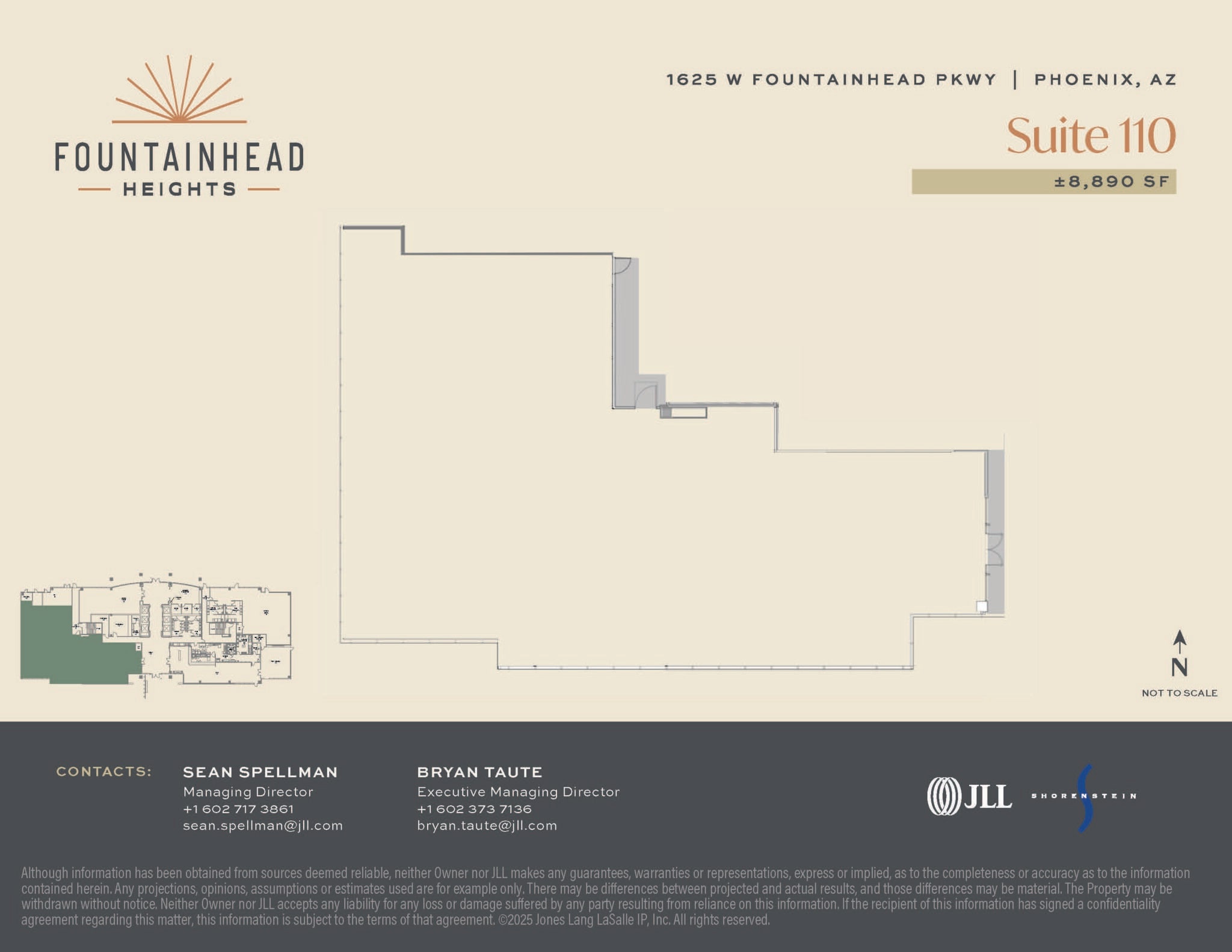 1601 W Fountainhead Pky, Tempe, AZ à louer Plan d’étage– Image 1 sur 1