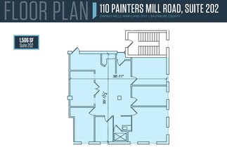110 Painters Mill Rd, Owings Mills, MD à louer Plan d’étage– Image 1 sur 1
