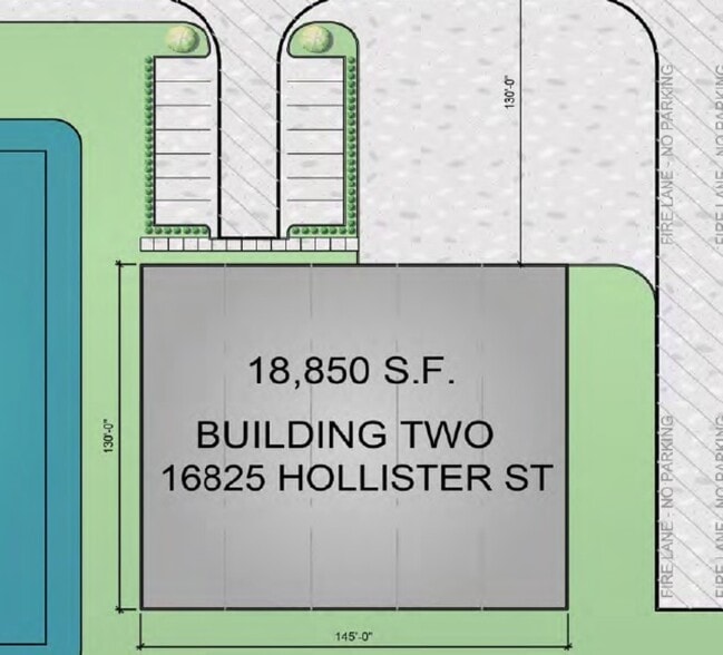 16825 Hollister St, Houston, TX à vendre - Plan de site – Image 3 sur 4