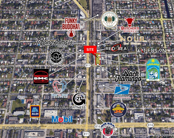 3492 NE 12th Ave, Oakland Park, FL à vendre - Aérien – Image 2 sur 16