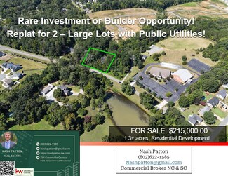 Plus de détails pour 1919 Rogers Rd, Graham, NC - Terrain à vendre