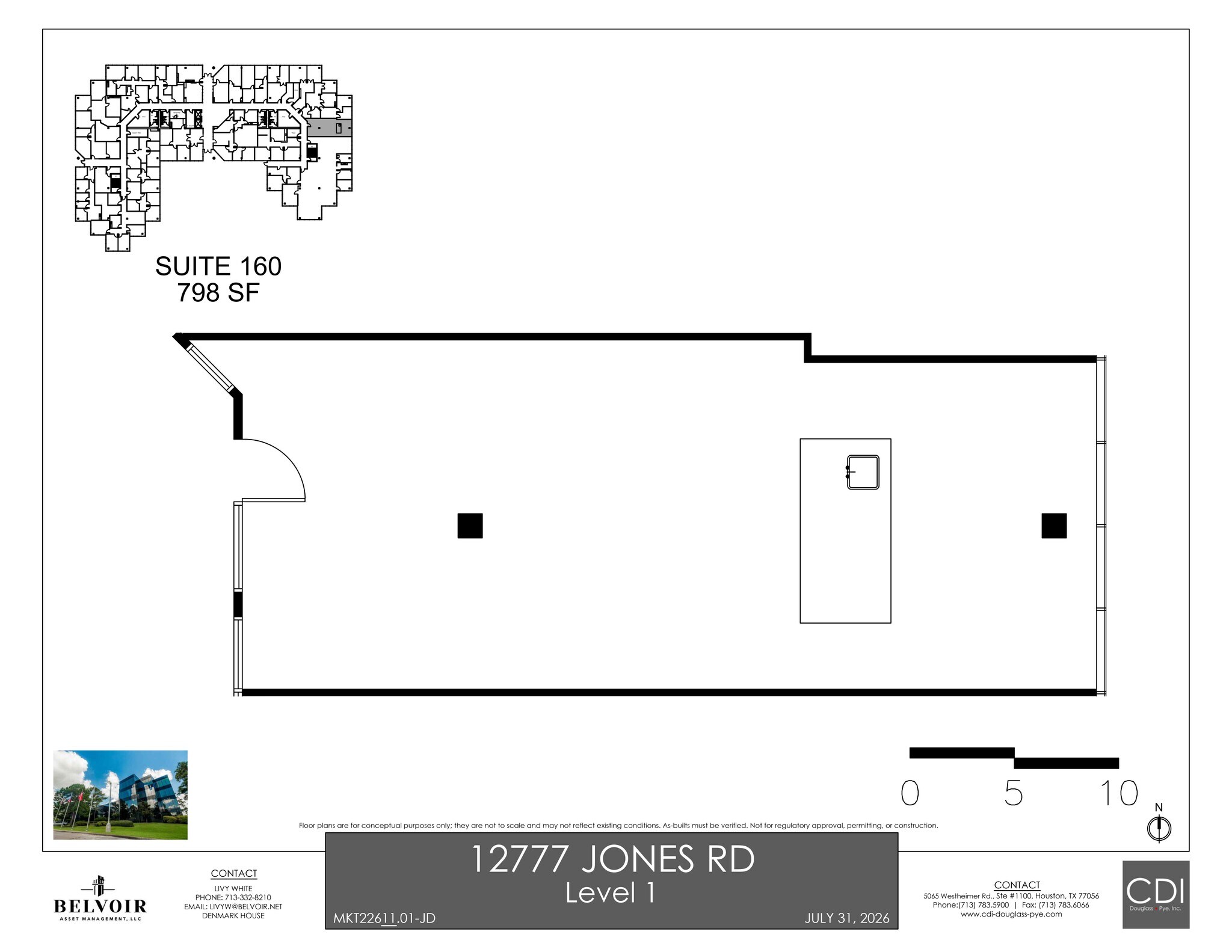 12777 Jones Rd, Houston, TX à louer Plan de site– Image 1 sur 1