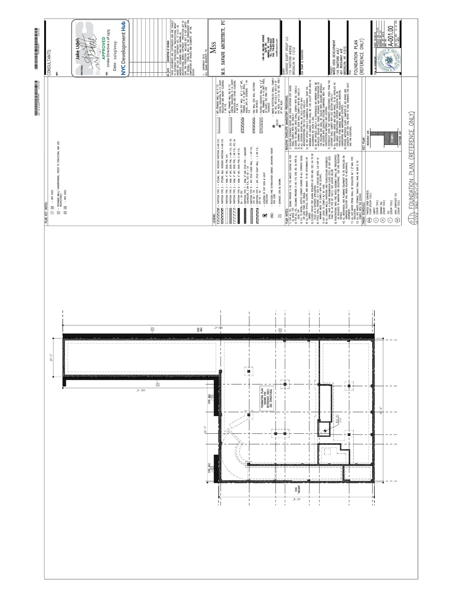 451 Rockaway Ave, Brooklyn, NY à louer Plan de site– Image 1 sur 7