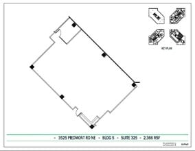 3495 Piedmont Rd NE, Atlanta, GA à louer Plan d’étage– Image 1 sur 1