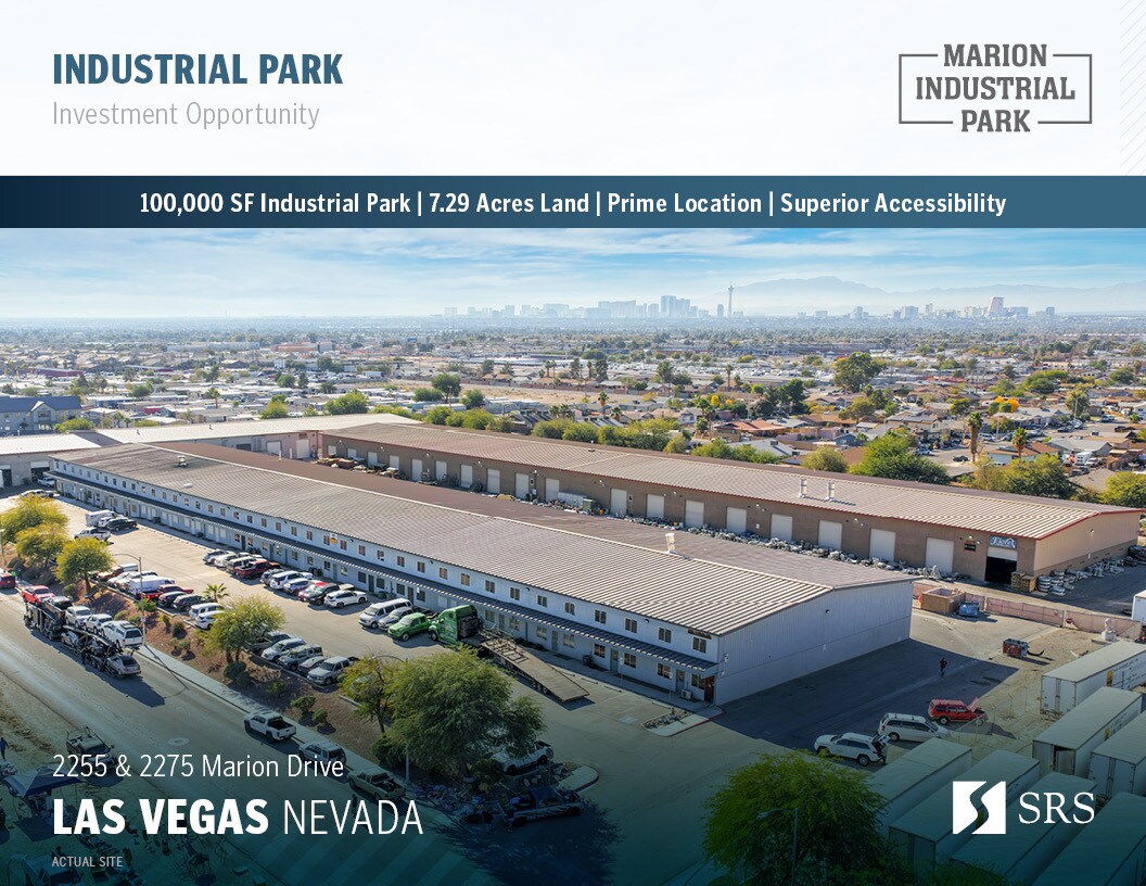 2255 Marion Dr, Las Vegas, NV à vendre Photo principale– Image 1 sur 10