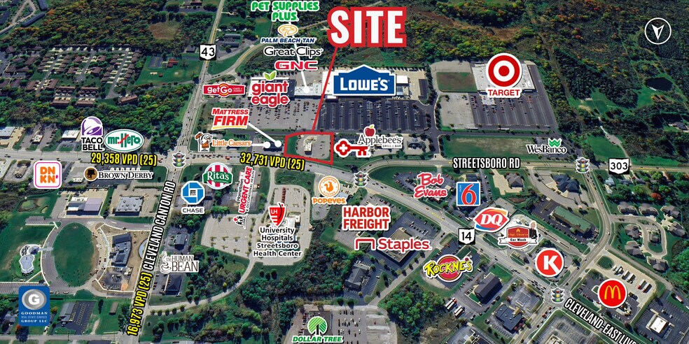 1240 OH-303, Streetsboro, OH à vendre - Aérien – Image 2 sur 18