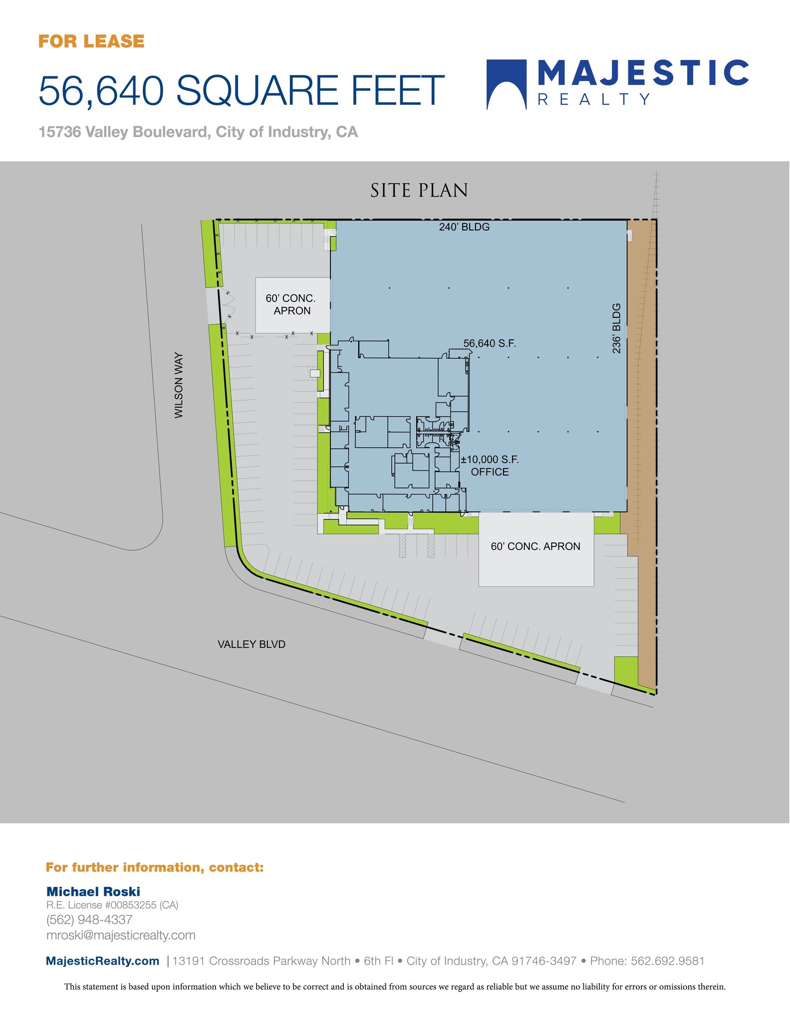 15736 E Valley Blvd, City Of Industry, CA à louer Plan de site– Image 1 sur 1