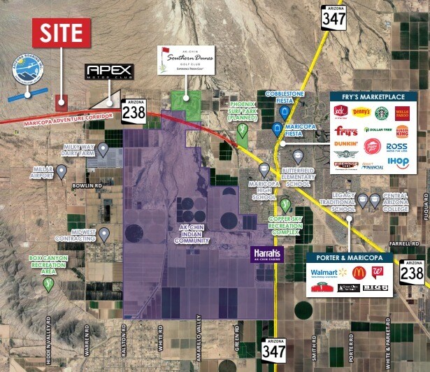 Highway 238, Maricopa, AZ à vendre - Aérien – Image 2 sur 2
