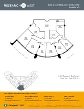 2400 Research Blvd, Rockville, MD à louer Plan d’étage– Image 1 sur 1