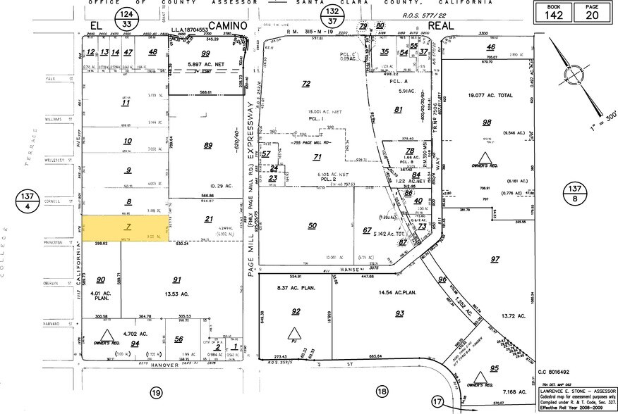 975 S California Ave, Palo Alto, CA à louer - Plan cadastral – Image 2 sur 13