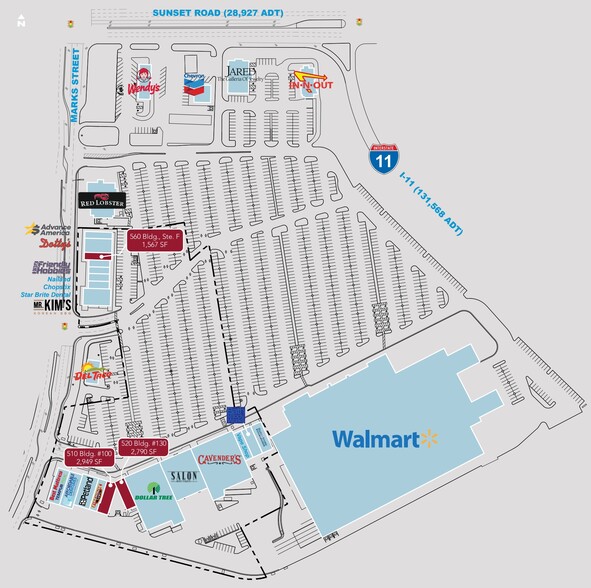 510-530 Marks St, Henderson, NV à louer - Plan de site – Image 3 sur 3