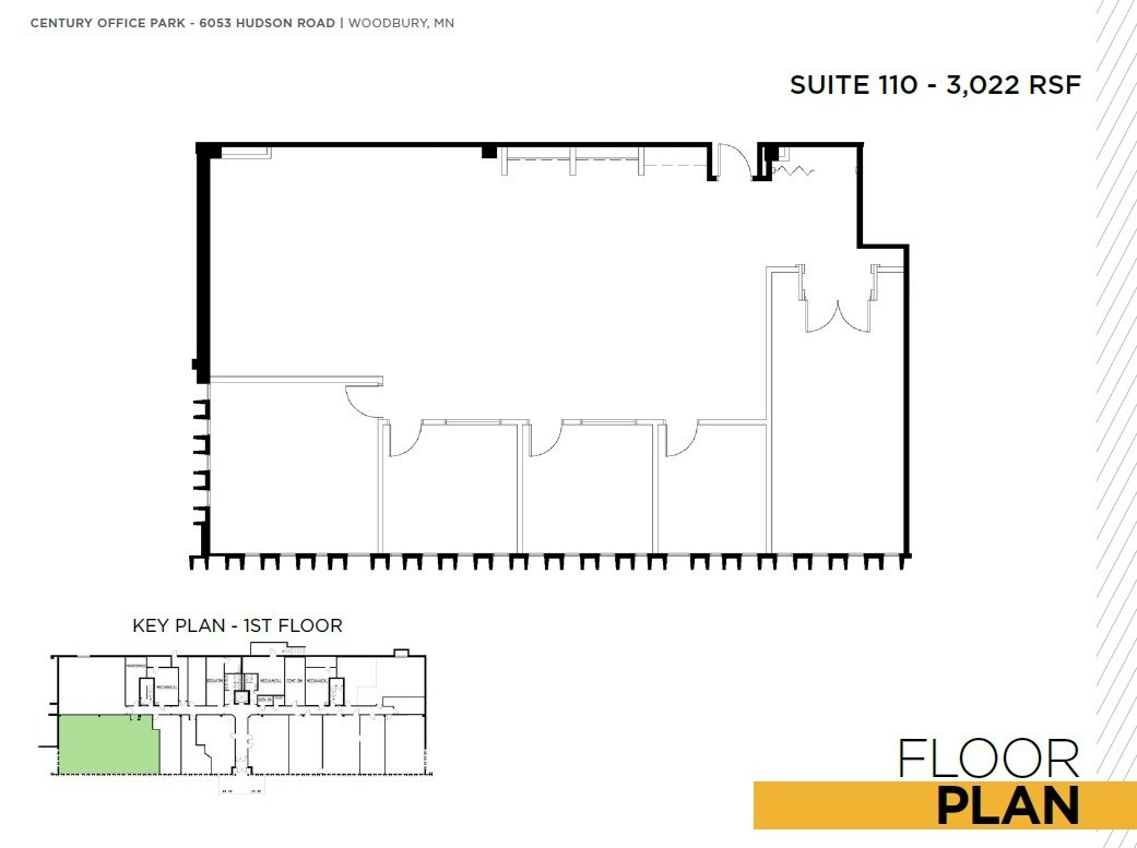 6043 Hudson Rd, Woodbury, MN à louer Plan d’étage– Image 1 sur 1