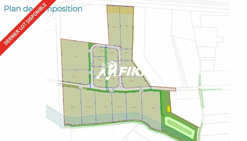 Terrain dans Bressols à vendre - Plan de site – Image 2 sur 6