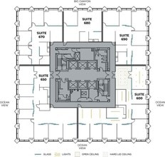 620 Newport Center Dr, Newport Beach, CA à louer Plan d’étage– Image 2 sur 5