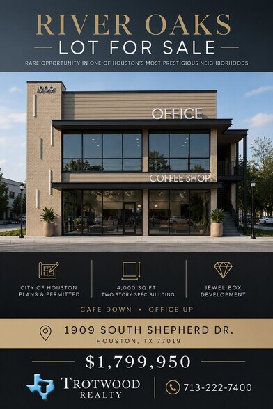 1909 S Shepherd Dr, Houston, TX à vendre - Photo de l’immeuble – Image 1 sur 3