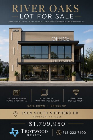 Plus de détails pour 1909 S Shepherd Dr, Houston, TX - Local commercial à vendre