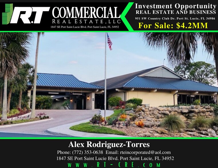 951 SW Country Club Dr, Port Saint Lucie, FL à vendre - Photo de l’immeuble – Image 2 sur 12