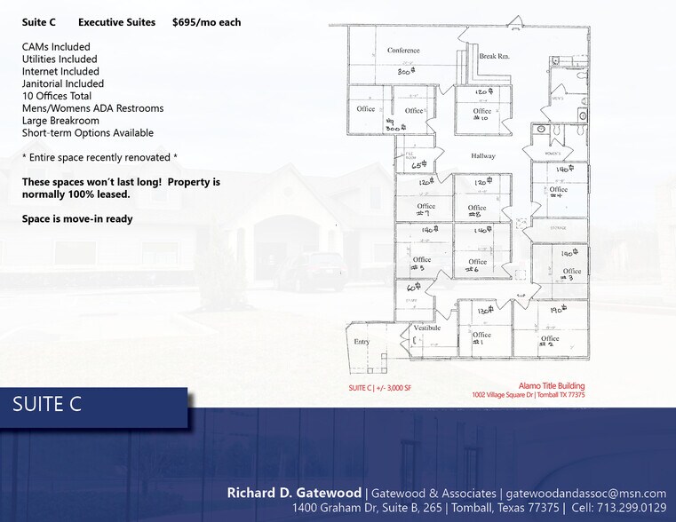 1002 Village Square Dr, Tomball, TX à louer - Photo de l’immeuble – Image 3 sur 6