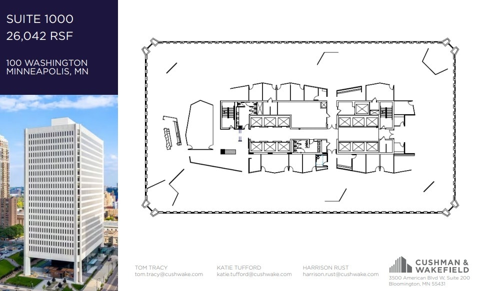 100 Washington Ave S, Minneapolis, MN à louer Plan d’étage– Image 1 sur 1