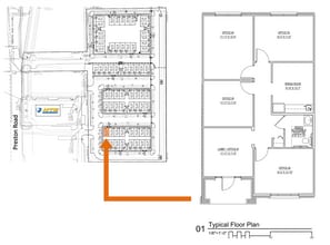 7774 Preston Rd, Frisco, TX à louer Plan d’étage– Image 1 sur 6