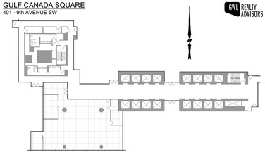 401 9th Ave SW, Calgary, AB à louer Plan d’étage– Image 1 sur 1
