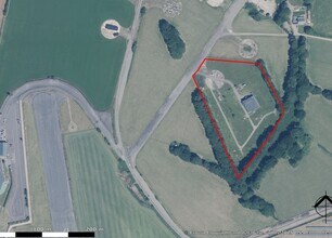 Dunkeswell Airfield, Dunkeswell, DEV - Vue aérienne vue de carte