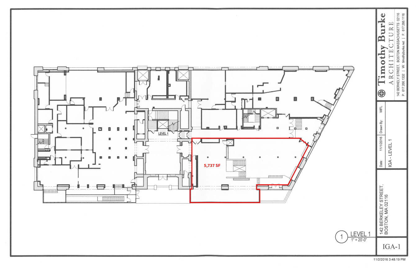 209 Columbus Ave, Boston, MA à louer Plan d’étage– Image 1 sur 1