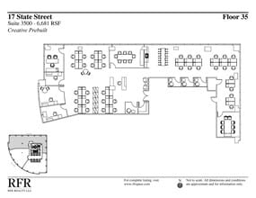 17 State St, New York, NY à louer Plan d’étage– Image 1 sur 6