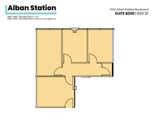 7426-7432 Alban Station Blvd, Springfield, VA à louer Plan d’étage– Image 1 sur 1