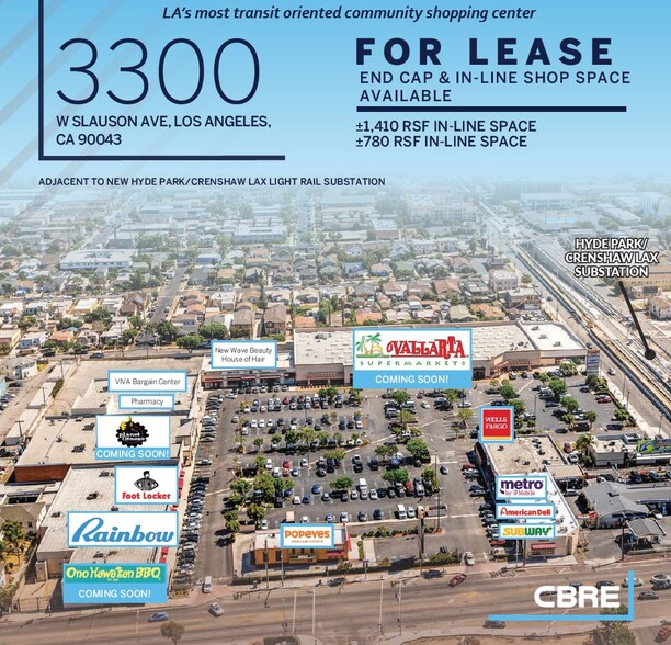 3300 W Slauson Ave, Los Angeles, CA à louer - Photo de l’immeuble – Image 1 sur 15