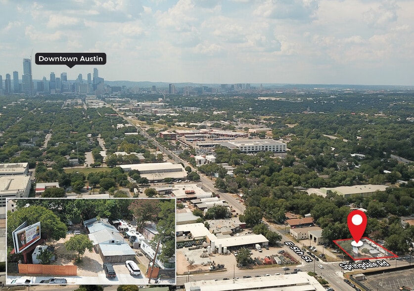 502-504 Springdale Rd, Austin, TX à vendre - Aérien – Image 2 sur 2