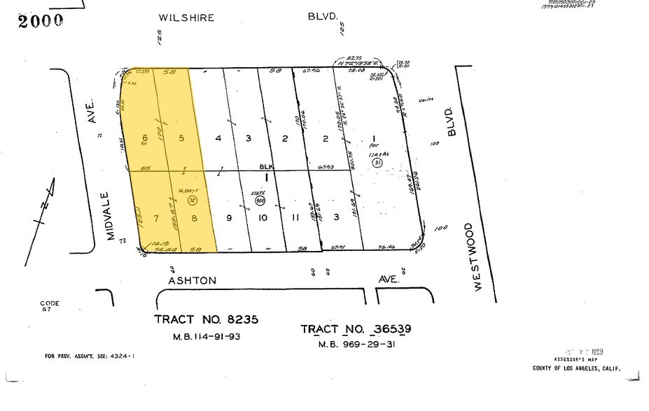10940 Wilshire Blvd, Los Angeles, CA à louer - Plan cadastral – Image 2 sur 19