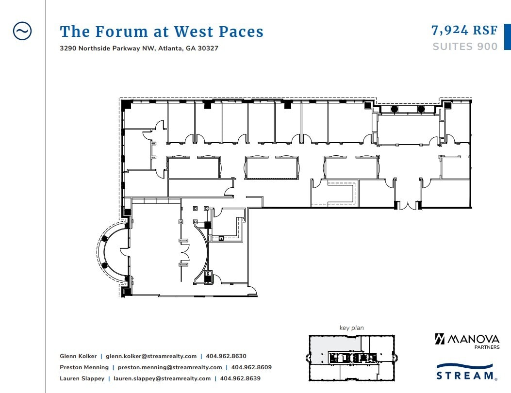 3290 Northside Pky NW, Atlanta, GA à louer Plan d’étage– Image 1 sur 1