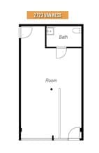 2723-2727 Van Ness Ave, San Francisco, CA à louer Plan d’étage– Image 1 sur 1