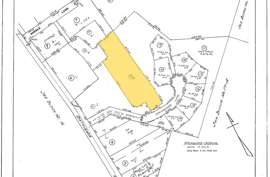 716 N Bethlehem Pike, Lower Gwynedd, PA à vendre - Plan cadastral – Image 3 sur 3