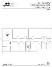 11515-11545 Durham Rd, Tigard, OR à louer Plan d’étage– Image 1 sur 1