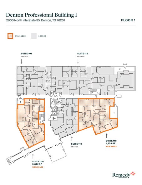 2900 Interstate 35, Denton, TX à louer - Plan d’étage – Image 2 sur 5
