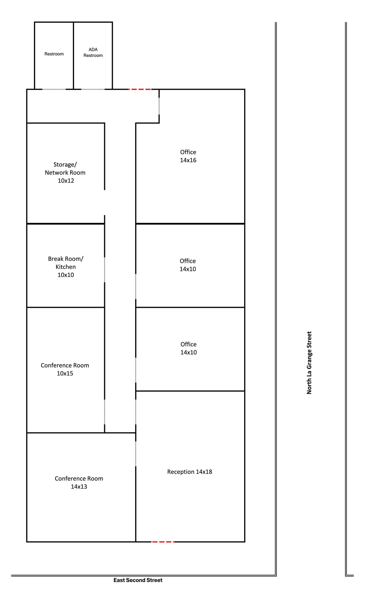 119 E 2nd St, Hallettsville, TX à louer Plan de site– Image 1 sur 17